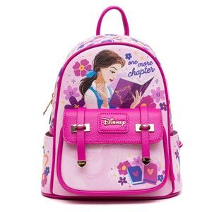 WondaPop Beauty & The Beast - Belle 11" Vegan Leather Fashion Mini Backpack. NWT
